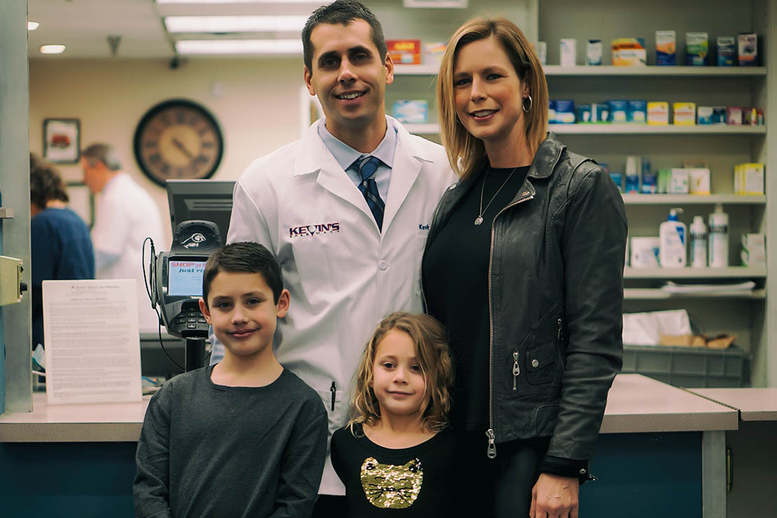 dr kevin evancic and family