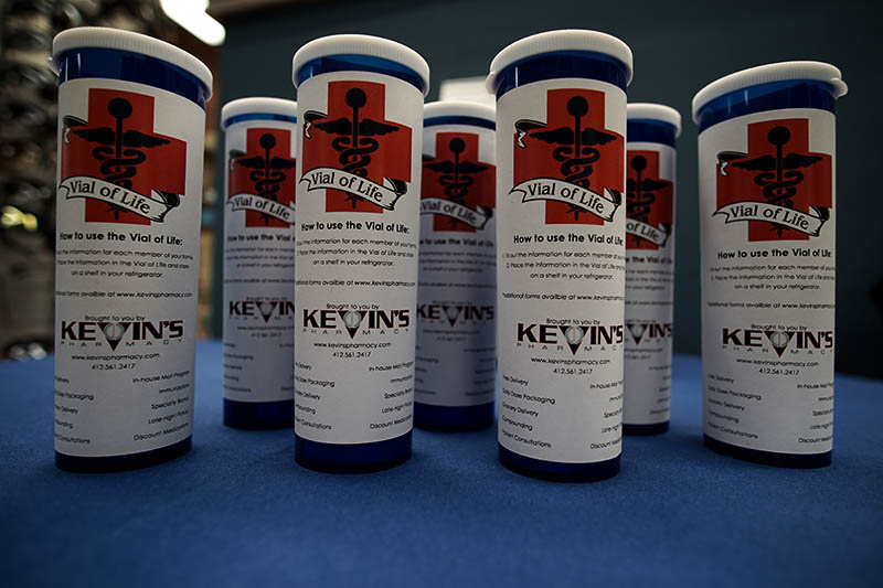 vial of life at kevins pharmacy